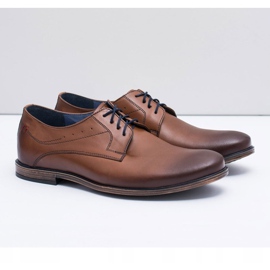 Scarpe James da uomo in pelle marrone Nikopol 1