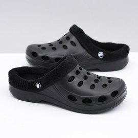 Flameshoes Pantofole da donna Warm Black Kroks Eva nero 1