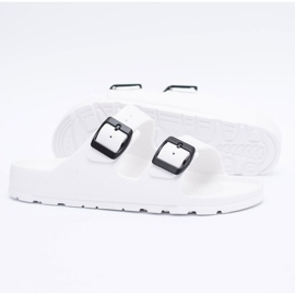 Flameshoes Pantofole da donna Light Garden White bianca 1
