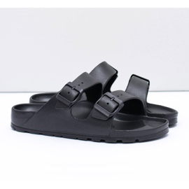 Flameshoes Pantofole da giardino leggere nere da uomo nero 1
