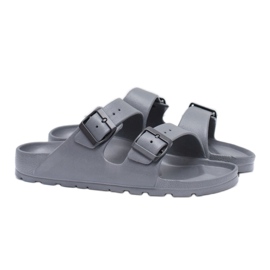 Flameshoes Pantofole da uomo grigie da giardino leggere grigio 1