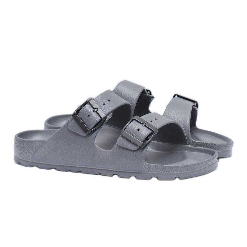 Flameshoes Pantofole da uomo grigie da giardino leggere grigio 1
