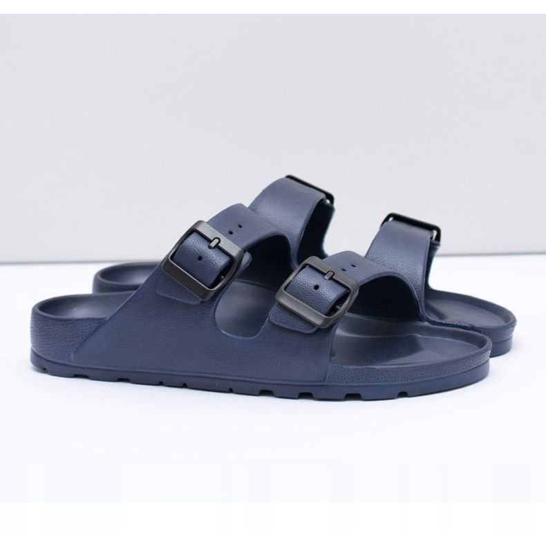 Flameshoes Pantofole da giardino leggere blu navy da uomo 1