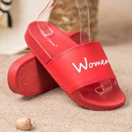 Small Swan Pantofole rosse da donna rosso 1