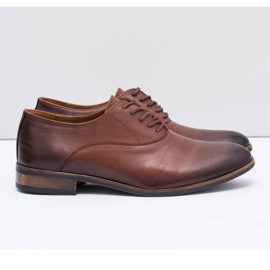 Bednarek Polish Shoes Scarpe Brogues da Uomo Bednarek Formali in Pelle Marrone Clark 2