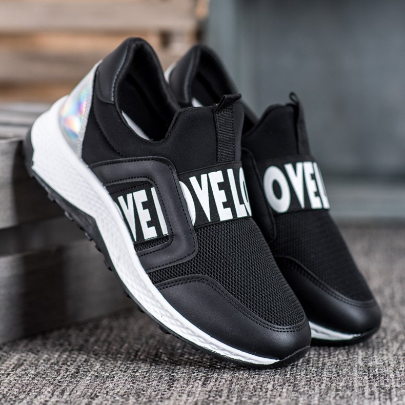 Seastar Slipon sulla piattaforma dell'amore nero 1