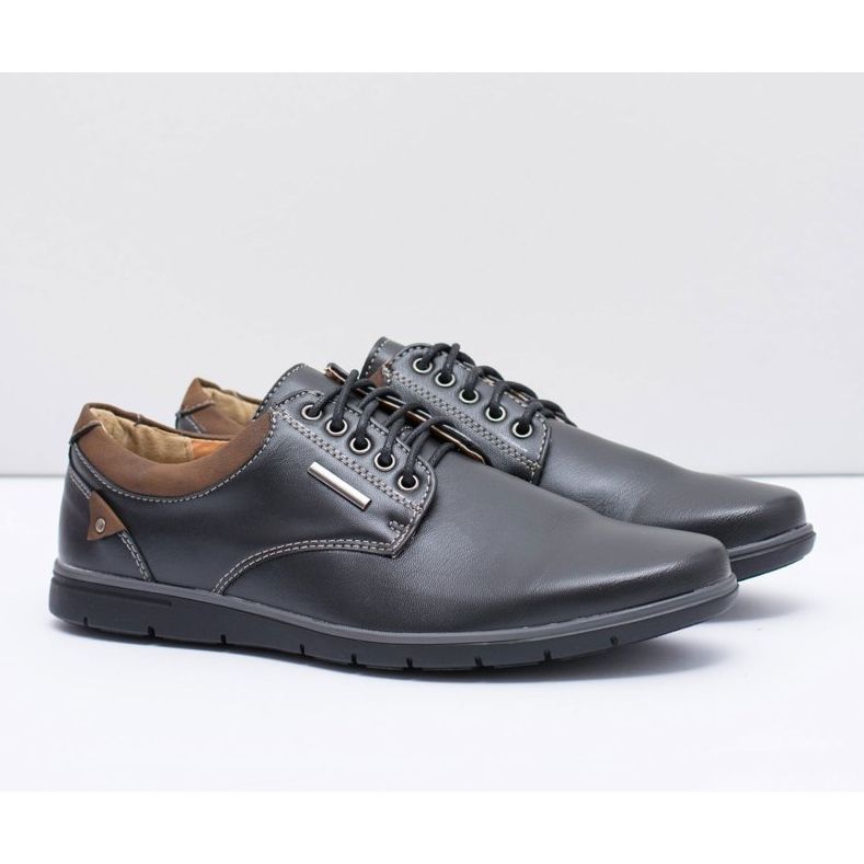 Scarpe Efrato nere da uomo nero 1