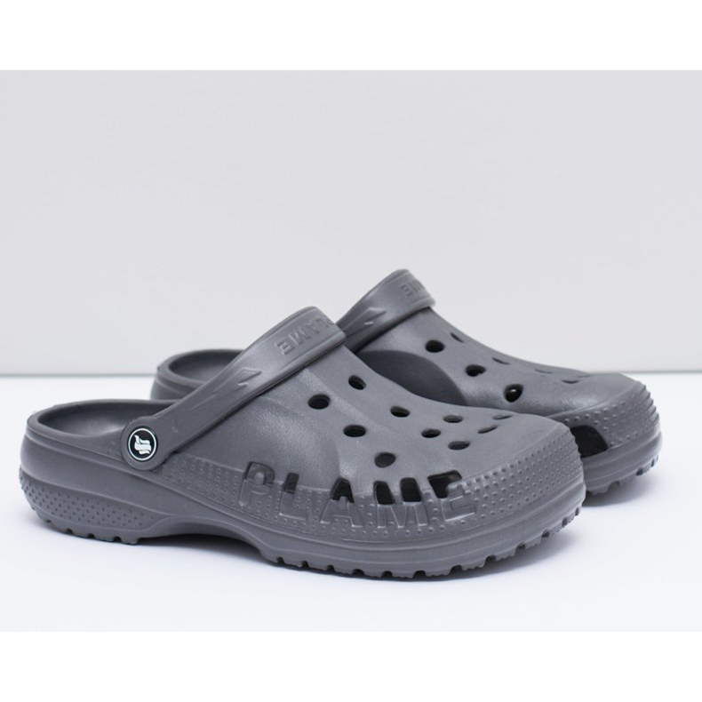 Flameshoes Ciabatte Da Uomo Per Piscina Kroksy Eva Grey grigio 1