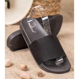 Small Swan Pantofole casual nero 1