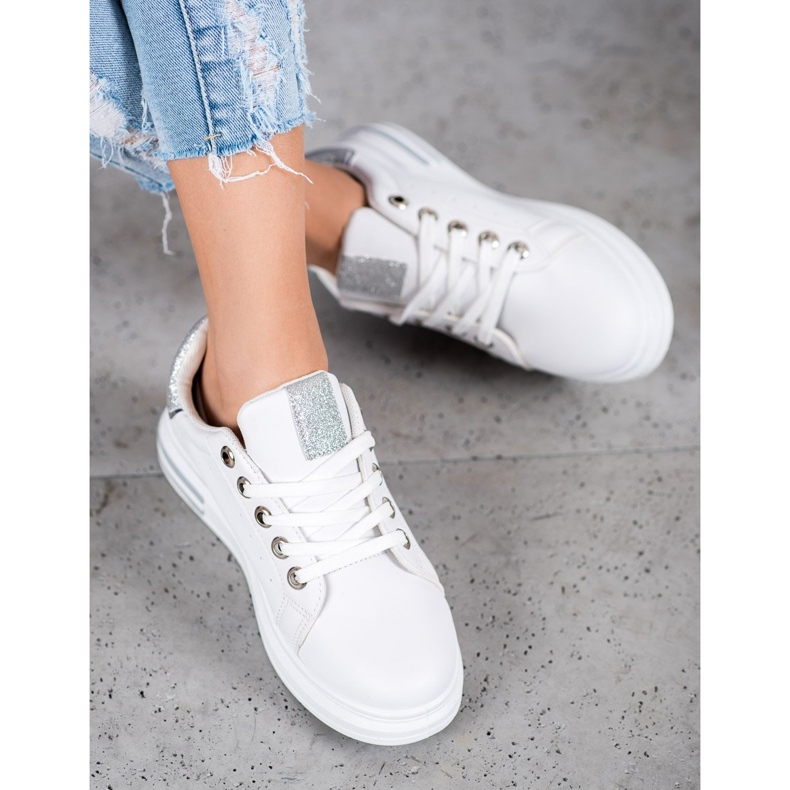 Diamantique Scarpe sportive sulla piattaforma bianca 2