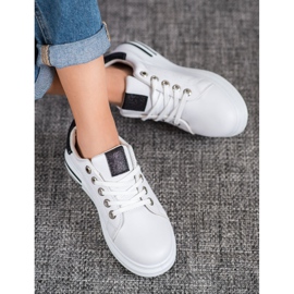 Diamantique Scarpe sportive sulla piattaforma bianca 2