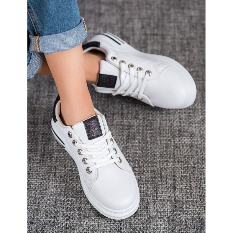 Diamantique Scarpe sportive sulla piattaforma bianca 2