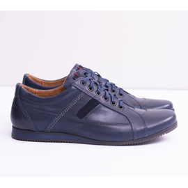 Neex Scarpe Sportive Uomo in Pelle Sferis blu navy 2