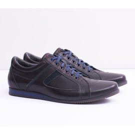 Neex Scarpe Sportive Uomo Pelle Sferis Nero 1
