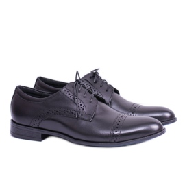 Iguana Scarpe formali da uomo in pelle Gerard Black nero 1