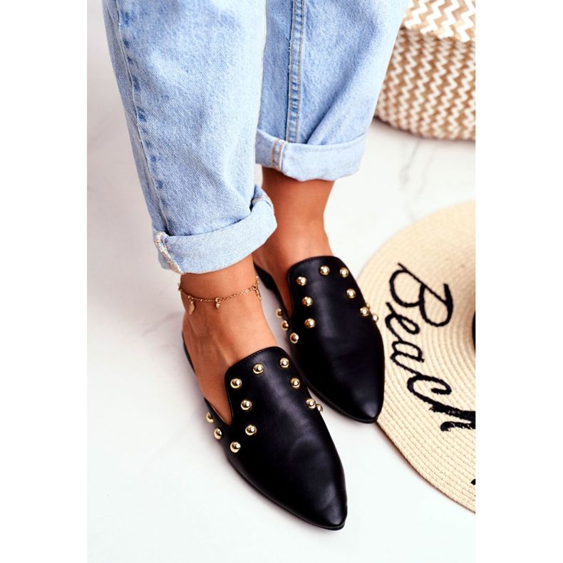 Lu Boo Pantofole Donna Mule Seniorita Nere nero 2