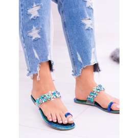 Lu Boo Pantofole Eleganti Benzina Paillettes Tanut multicolore 2