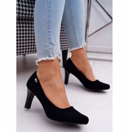 Décolleté da donna Sergio Leone Camoscio Nero Orsola 1