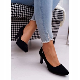 Décolleté da donna Sergio Leone Camoscio Nero Orsola 2