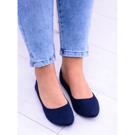 SEA Ballerine Donna Blu Navy Suede Bueno 2