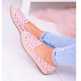 Lu Boo Ballerine Donna Espadrillas Rosa Fiori Macarena 1