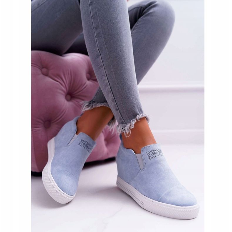 Sneakers Snekers da Donna Lu Boo Slip Blu Kaori 1