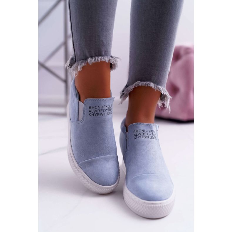 Sneakers Snekers da Donna Lu Boo Slip Blu Kaori 2