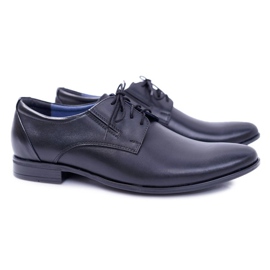 Bednarek Polish Shoes Brogues da uomo Bednarek Eleganti scarpe formali in pelle nere Franko nero 1