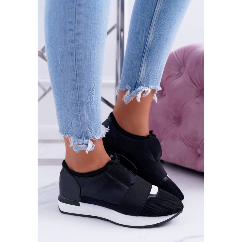 Scarpe Sportive Nere da Donna Lu Boo Madoni nero 2