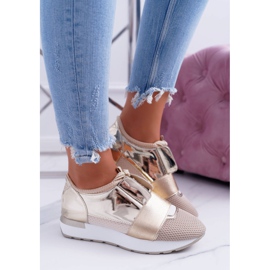Lu Boo Scarpe Sportive Oro Donna Madoni d'oro 2
