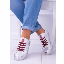 Sneakers Big Star Bianche Placcate Argento BB274014 bianca 1