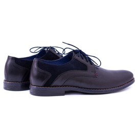 Scarpe Zinedine da uomo in pelle nera Nikopol nero 2