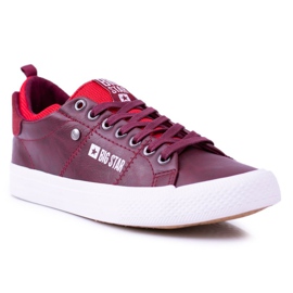 Sneakers Big Star da uomo bordeaux BB174011 rosso 1