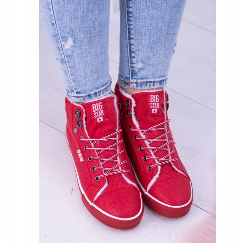 Sneakers da donna Big Star isolate rosse BB274003 rosso 1