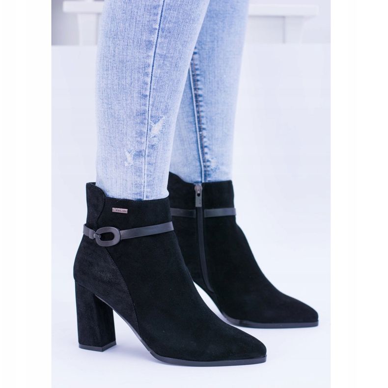 Stivaletti Big Star in camoscio nero BB274383 1