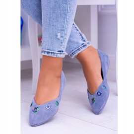 Lu Boo Ballerina Blu In Octavia Spitz Occhielli Benzina 2
