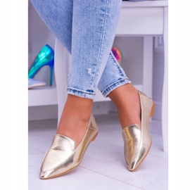 Mocassini da donna Golden Mirror Lu Boo Mireldo d'oro 1