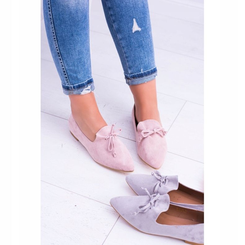 Lu Boo Ballerina Rosa In Pelle Scamosciata Lordsy Spitz Feliciano 2