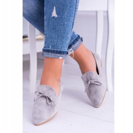 Lu Boo Ballerine Grigie In Lords Spitz Suede Feliciano grigio 2