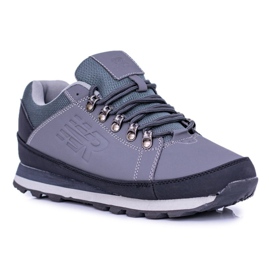 Scarpe da trekking Newlans grigie da uomo Solid grigio 1