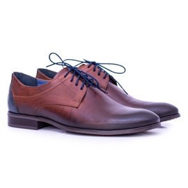 Nikopol Scarpe Brogues In Pelle Marrone Da Uomo Tradizionali 1