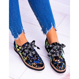 Lu Boo Scarpe Brogue Donna Scamosciato Multicolor Moonlight nero multicolore 2