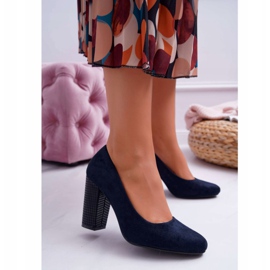 Décolleté Donna Sergio Leone PB200 Scamosciato Blu Navy Selva 1