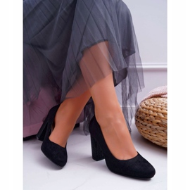 Décolleté Donna Sergio Leone PB200 Scamosciato Nero Selva 2