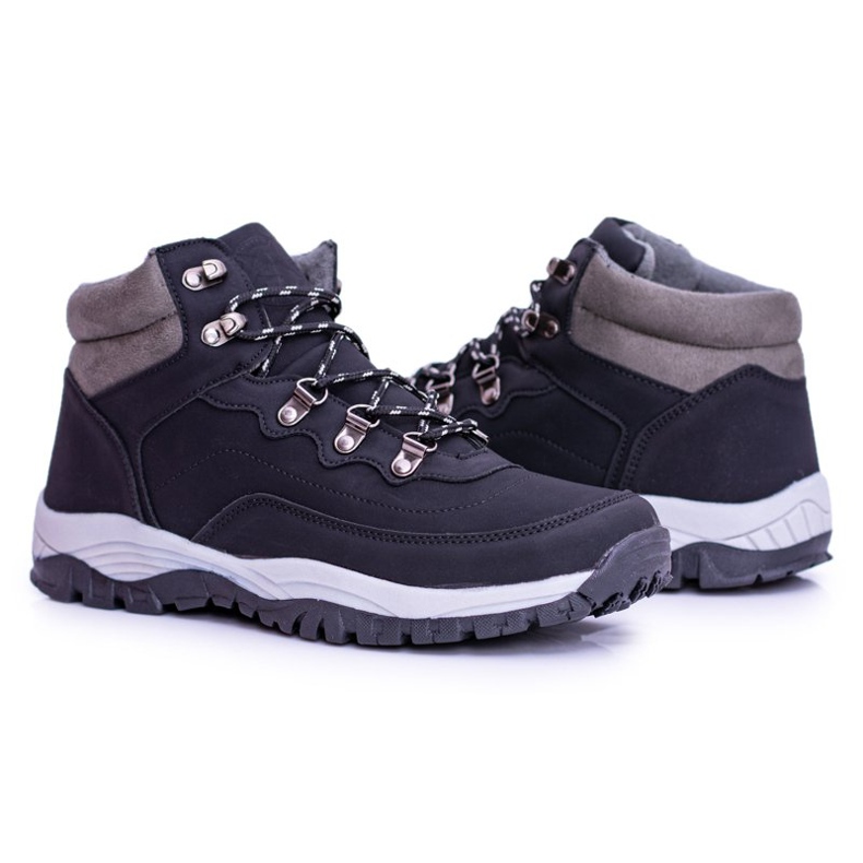 Smith's Scarpe da trekking Duran da uomo nere Smith Warm Warm nero 2