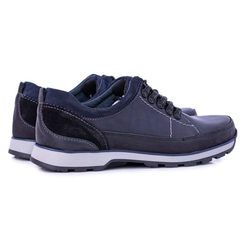 KOMODO Scarpe Brogue Uomo Blu Navy Outdoor Ivar2 1