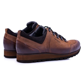 Scarpe da trekking da uomo marroni Nikopol 1685 marrone 2
