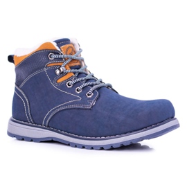 Vico Calde scarpe da trekking da uomo blu navy con pile Nuss 1