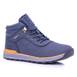 Vico Scarpe da trekking da uomo blu navy calde Preventi 1