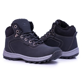 Ax Boxing Scarpe da trekking da uomo Intenso nere con pile nero 1